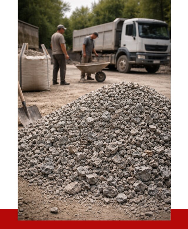 Гранитный щебень фракция 20-40 в Йошкар-Оле от 3272 руб. ПРОНЕРУДШкр