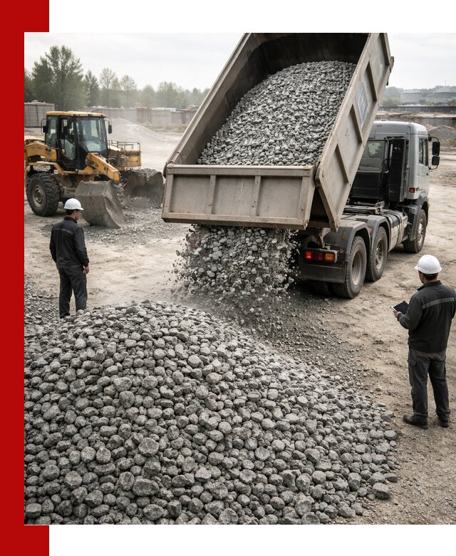Доставка гранитного щебня фракции 20-40 в Йошкар-Оле