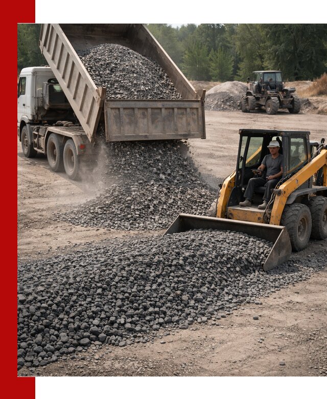 Гранитный щебень фракция 40-70 с доставкой в Йошкар-Оле