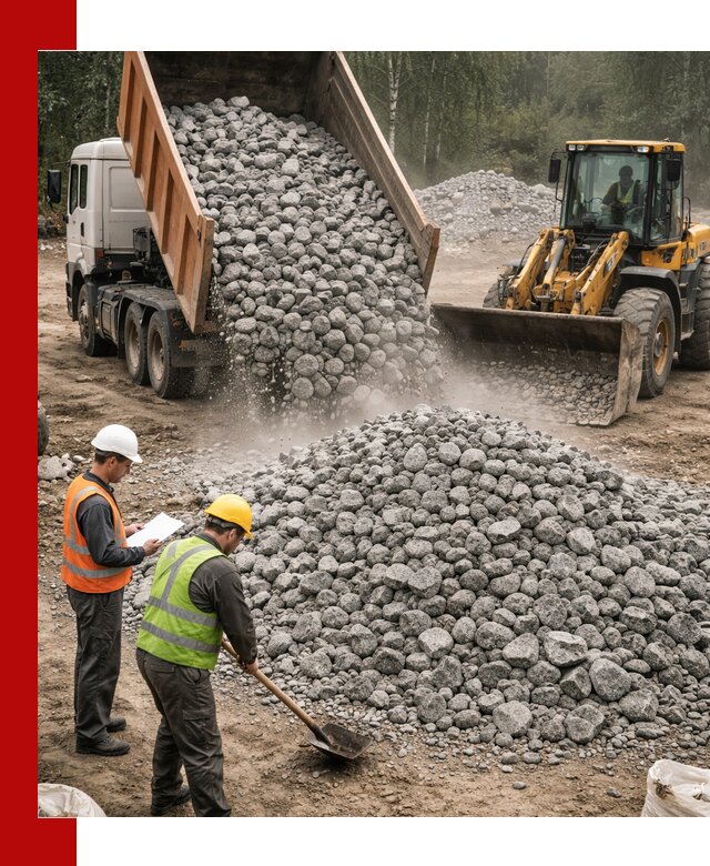 Гранитный щебень фракция 70-150 доставка в Йошкар-Оле