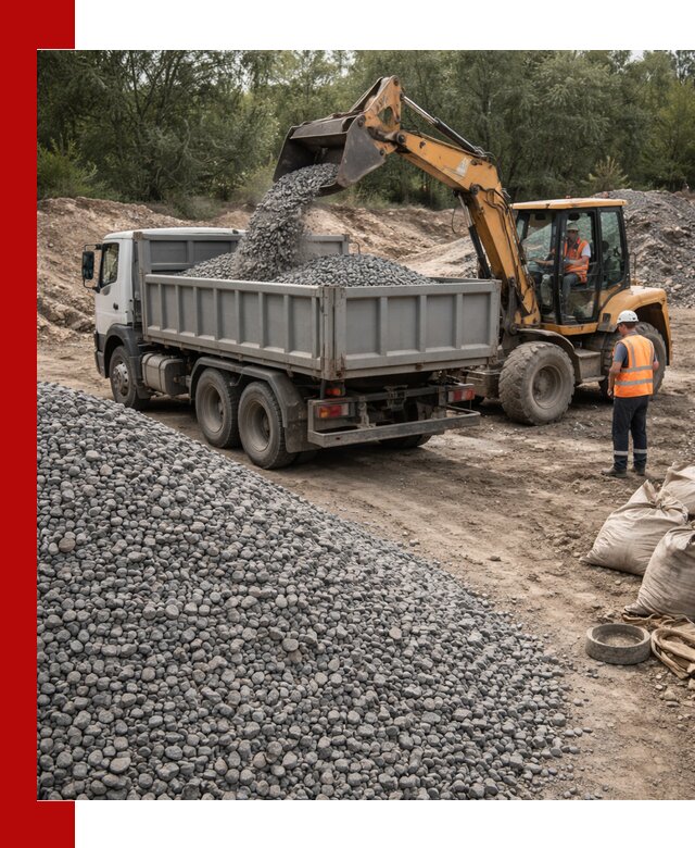 Доставка гравийного щебня в Йошкар-Оле оптом и в розницу
