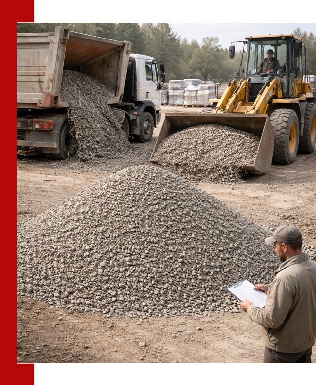 Гравийный щебень фракция 5–10 с доставкой в Йошкар-Оле