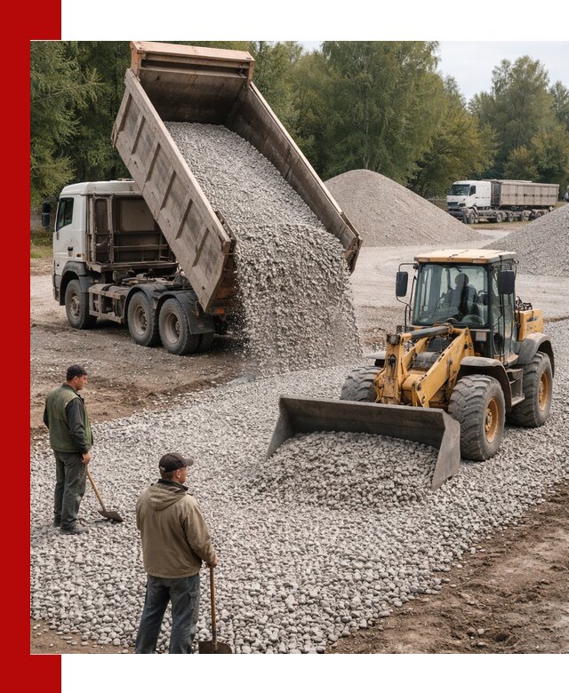 Купить гравийный щебень фракция 20-40 в Йошкар-Оле с доставкой