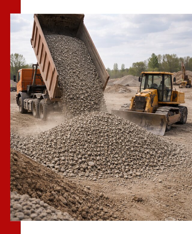 Доставка гравийного щебня фракции 40-70 в Йошкар-Оле