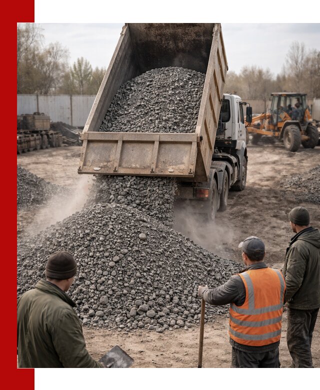 Доставка шлакового щебня в удобные сроки по выгодной цене в Йошкар-Оле