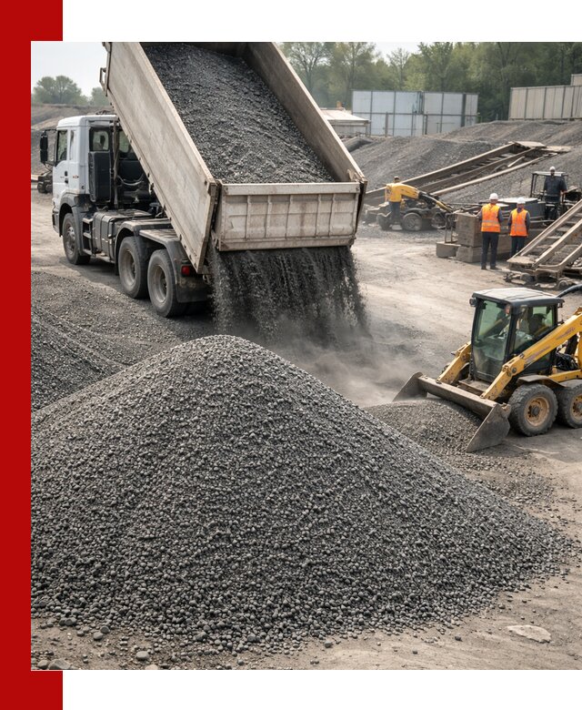 Вторичный щебень фракция 0–5 с доставкой в Йошкар-Оле