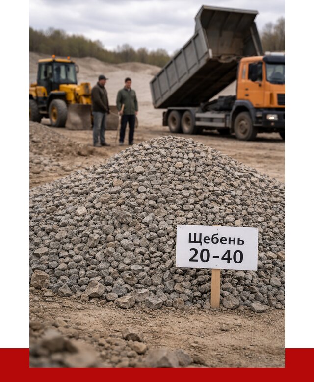 Бетонный щебень фракция 20-40 в Йошкар-Оле от 2505 р. | ПРОНЕРУДШкр