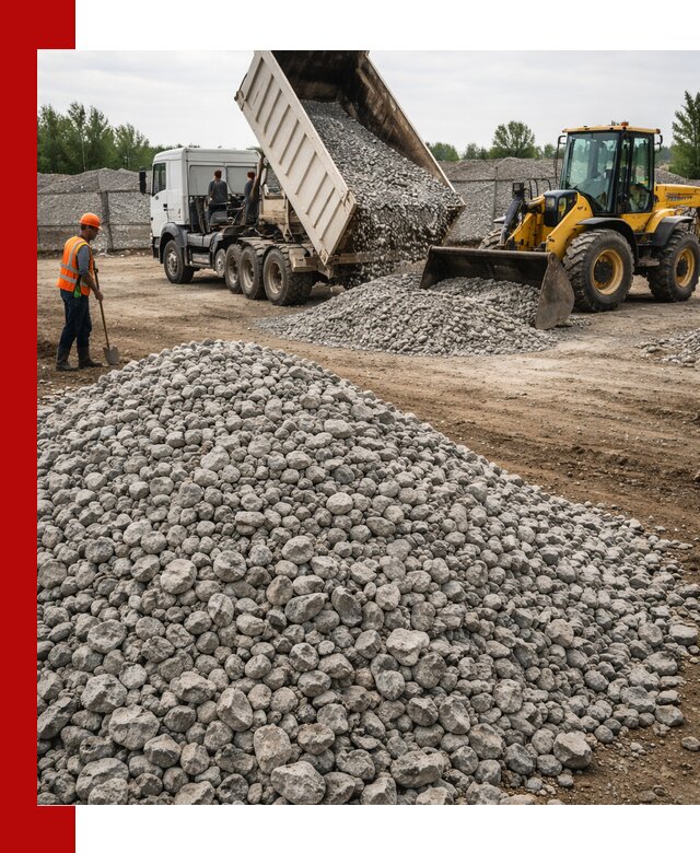 Доставка бетонного щебня фракции 40-70 в Йошкар-Оле