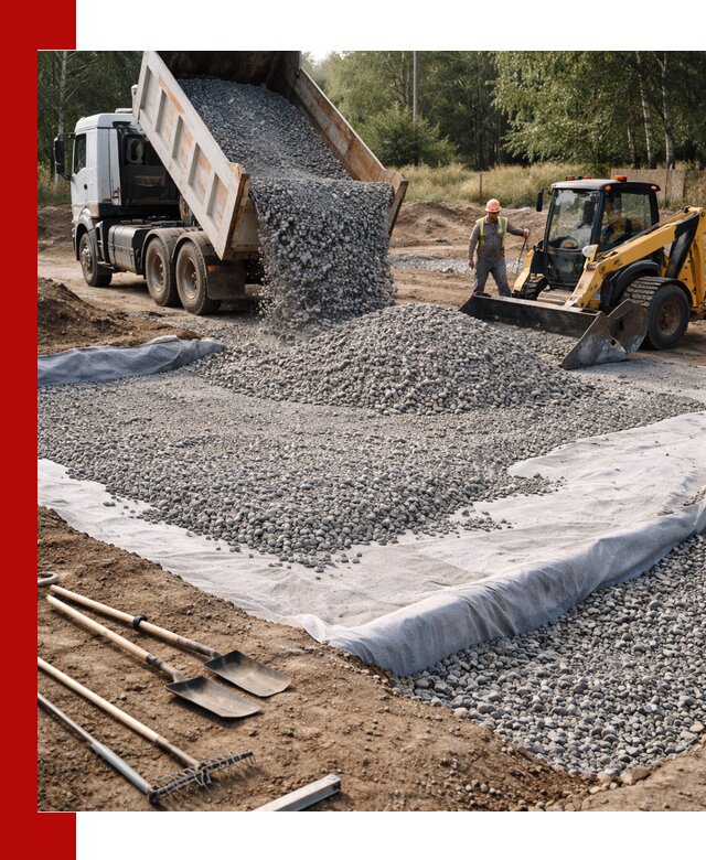 Щебень для фундамента с доставкой в Йошкар-Оле