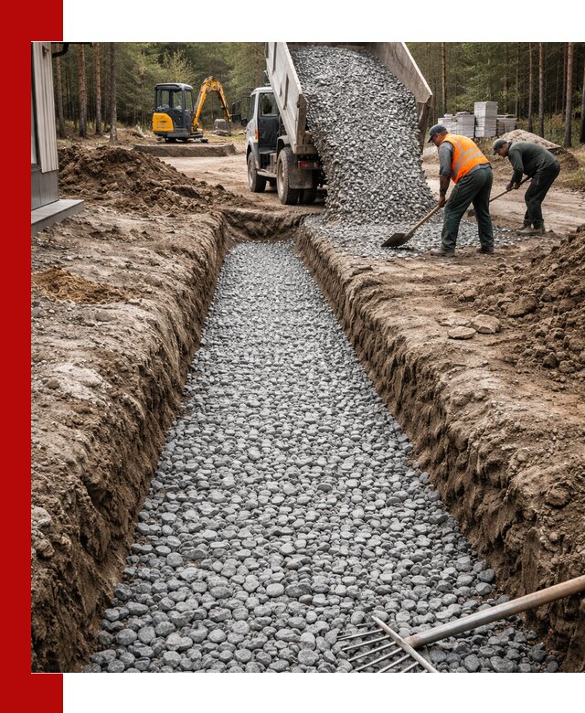 Щебень для дренажа с доставкой в Йошкар-Оле высокого качества