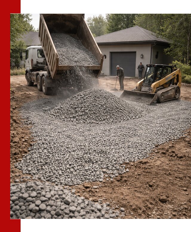 Щебень для парковки в Йошкар-Оле: доставка и укладка качественного материала