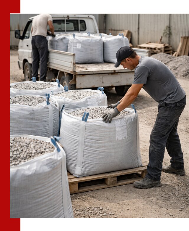 Доставка щебня в мешках по выгодным ценам в Йошкар-Оле