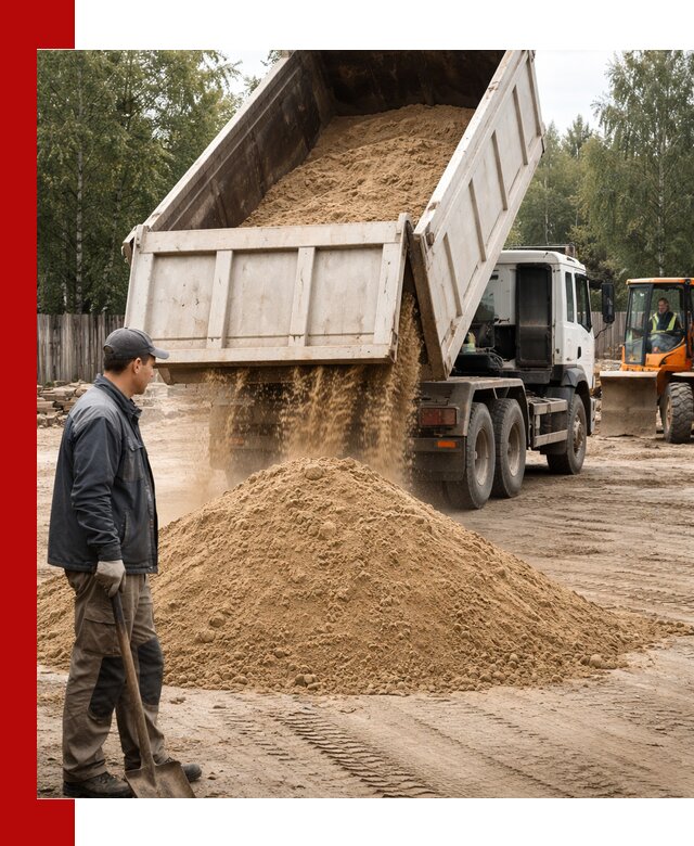 Доставка и продажа песка с разгрузкой в Йошкар-Оле