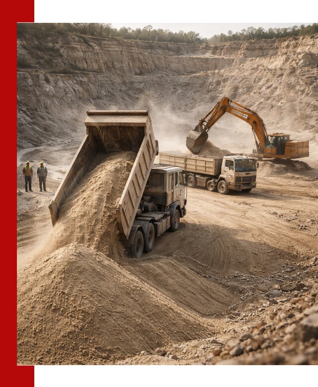 Карьерный песок навалом с доставкой в Йошкар-Оле