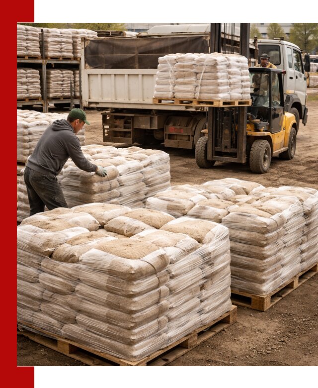 Карьерный песок в мешках с доставкой в Йошкар-Оле