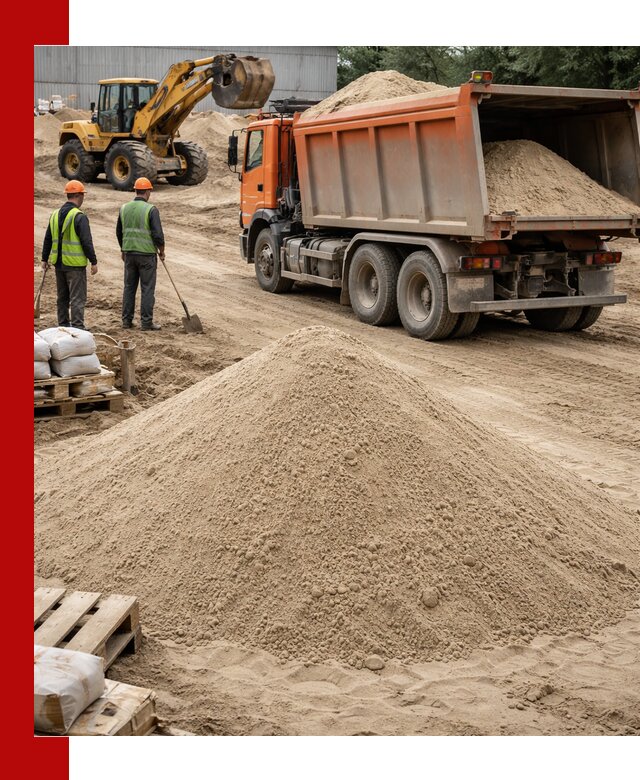 Доставка и продажа мытого речного песка в Йошкар-Оле