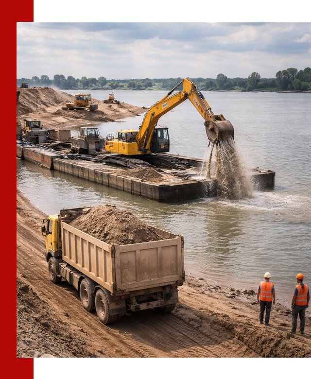 Намывной песок с доставкой в Йошкар-Оле оптом и в розницу