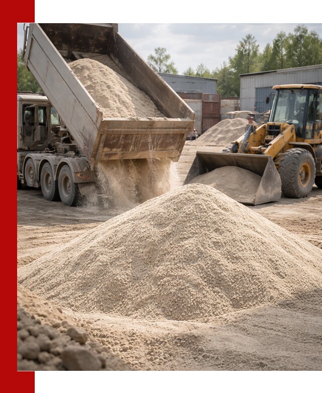 Кварцевый песок с доставкой в Йошкар-Оле для строительных работ