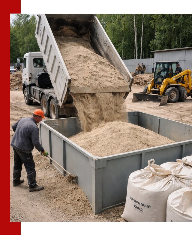 Кварцевый песок для фильтра в Йошкар-Оле — доставка и качество