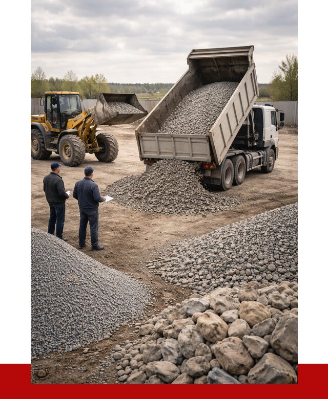 Гравий и камень с доставкой в Йошкар-Оле от 4295 р. - ПРОНЕРУДШкр