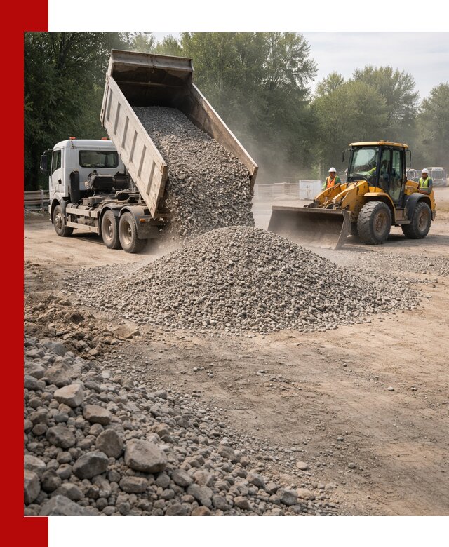 Гравий фракция 5–20 доставка в Йошкар-Оле оптом и в розницу