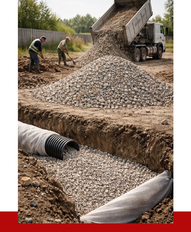 Гравий для дренажа в Йошкар-Оле от 2250 р., доставка ПРОНЕРУДШкр