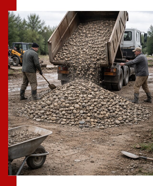 Доставка гальки речной оптом и в розницу в Йошкар-Оле