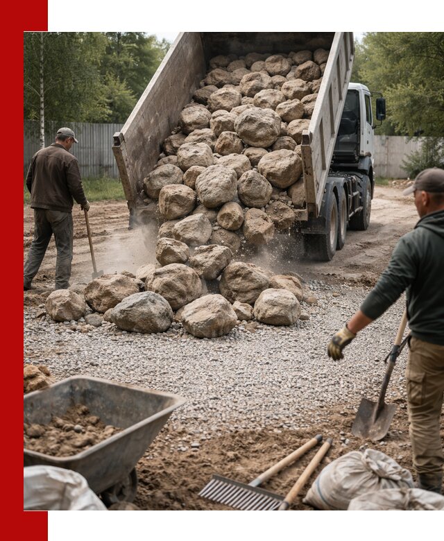 Доставка и укладка булыжника в Йошкар-Оле