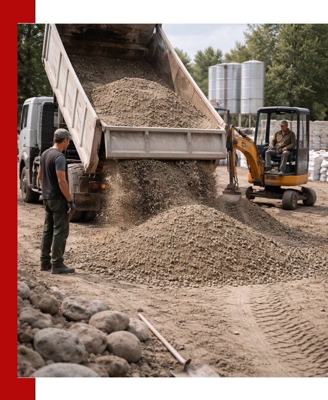 Доставка ПГС С3 в Йошкар-Оле самосвалами и миксерами