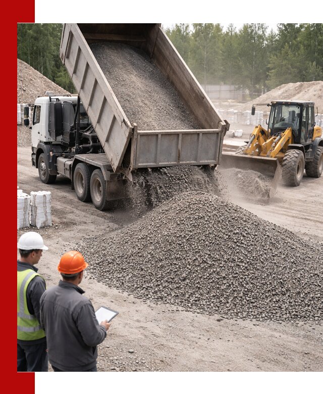 Доставка и продажа гранитного отсева 0-10 в Йошкар-Оле