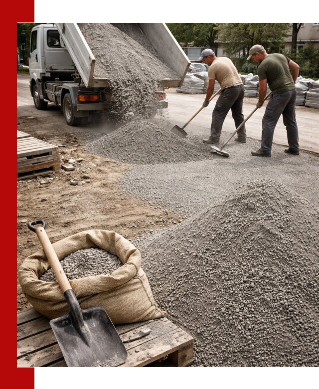 Отсев для тротуарной плитки в Йошкар-Оле — доставка и укладка