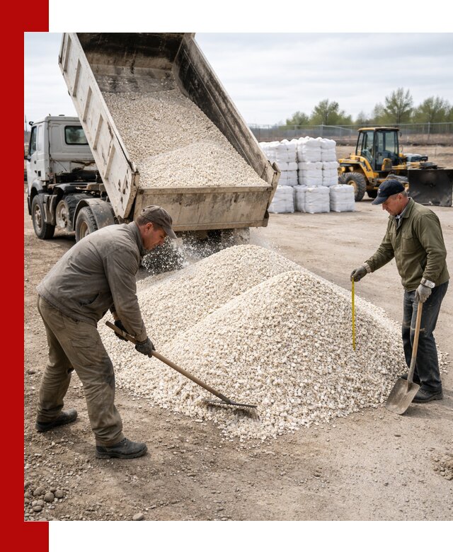 Мраморная крошка с доставкой и разгрузкой в Йошкар-Оле
