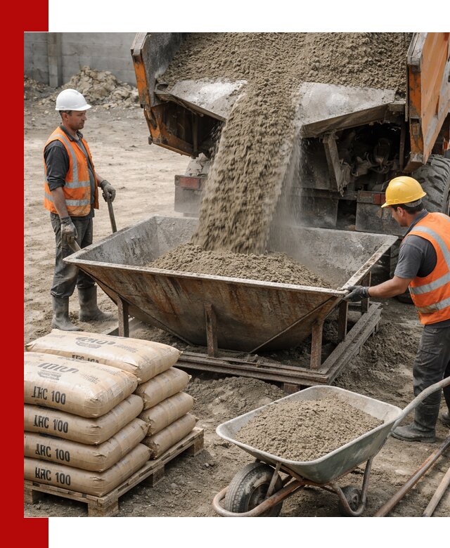 Доставка цементно-песчаной смеси М100 в Йошкар-Оле