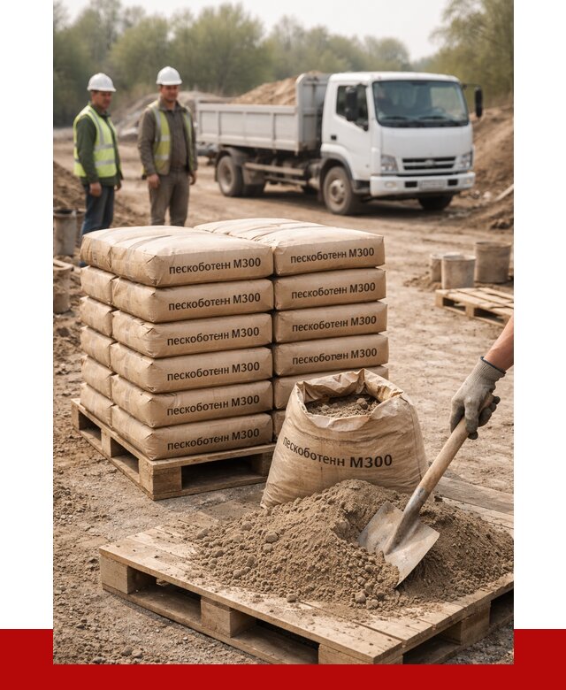 Пескобетон М300 в Йошкар-Оле с доставкой от 4755 р. за куб | ПРОНЕРУДШкр