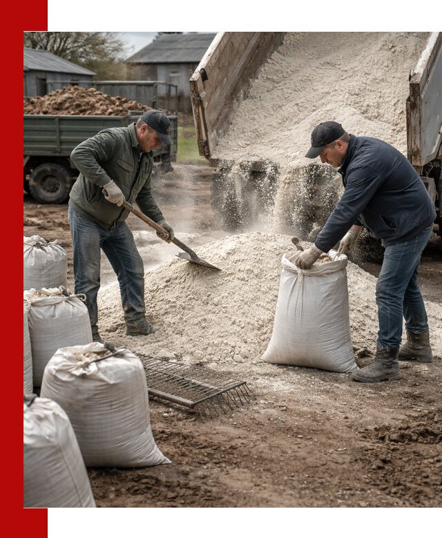 Доставка извести пушонки в Йошкар-Оле оптом и мелким оптом