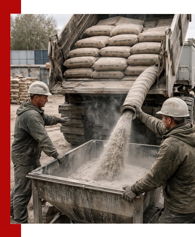 Доставка цемента М400 в Йошкар-Оле оптом и в розницу