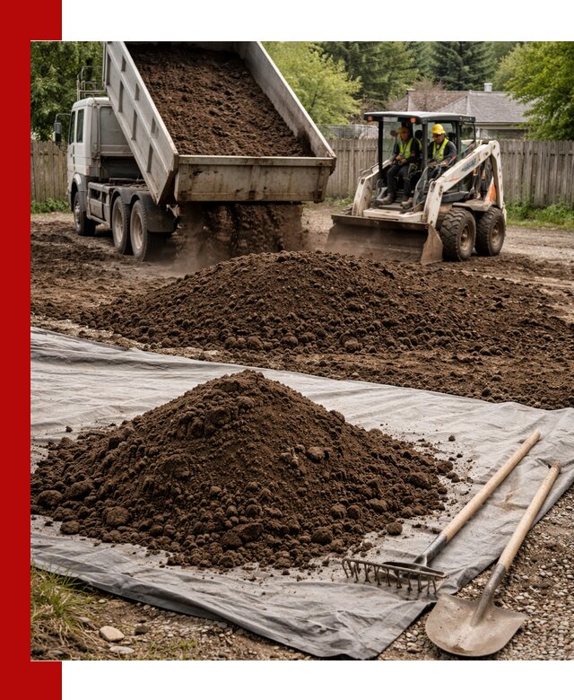 Грунт для отсыпки участка с доставкой в Йошкар-Оле