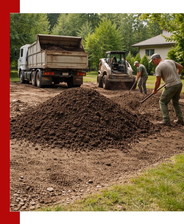 Доставка и укладка грунта для газона в Йошкар-Оле