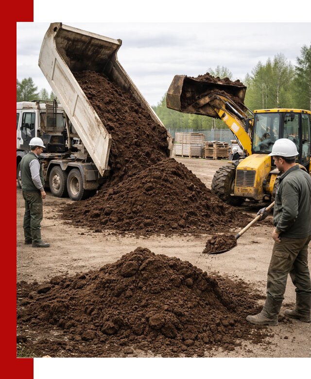 Доставка торфа оптом и в мешках в Йошкар-Оле