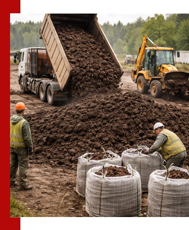 Доставка нейтрального торфа в Йошкар-Оле оптом и в розницу