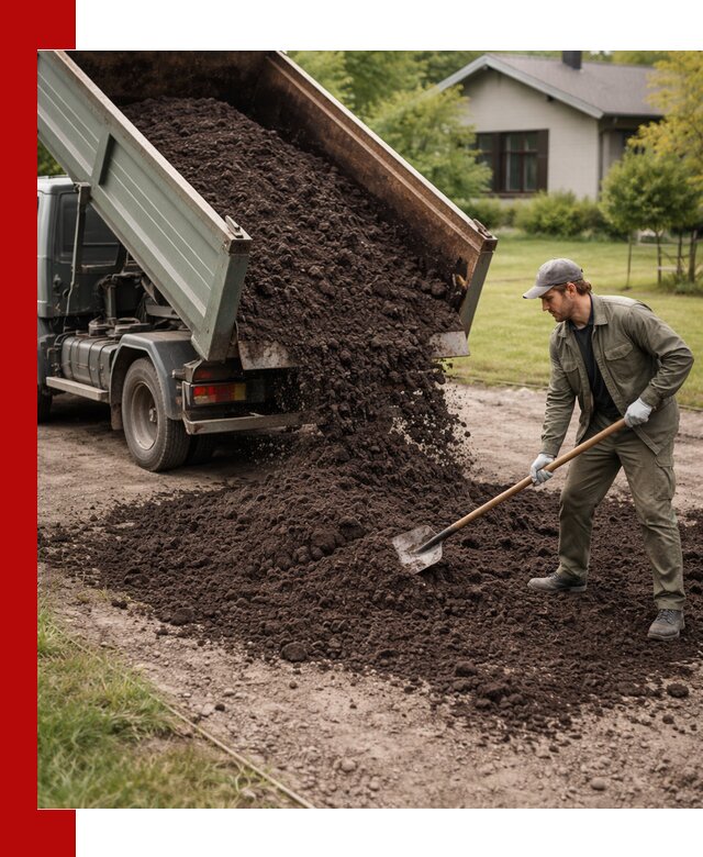 Чернозем для газона с доставкой в Йошкар-Оле быстро и качественно