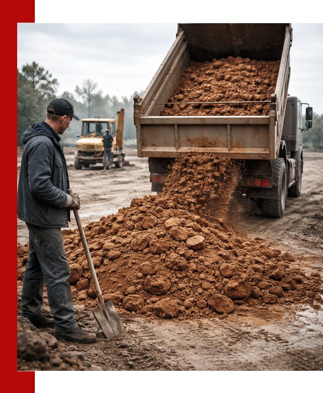 Глина для засыпки в Йошкар-Оле с доставкой самосвалами