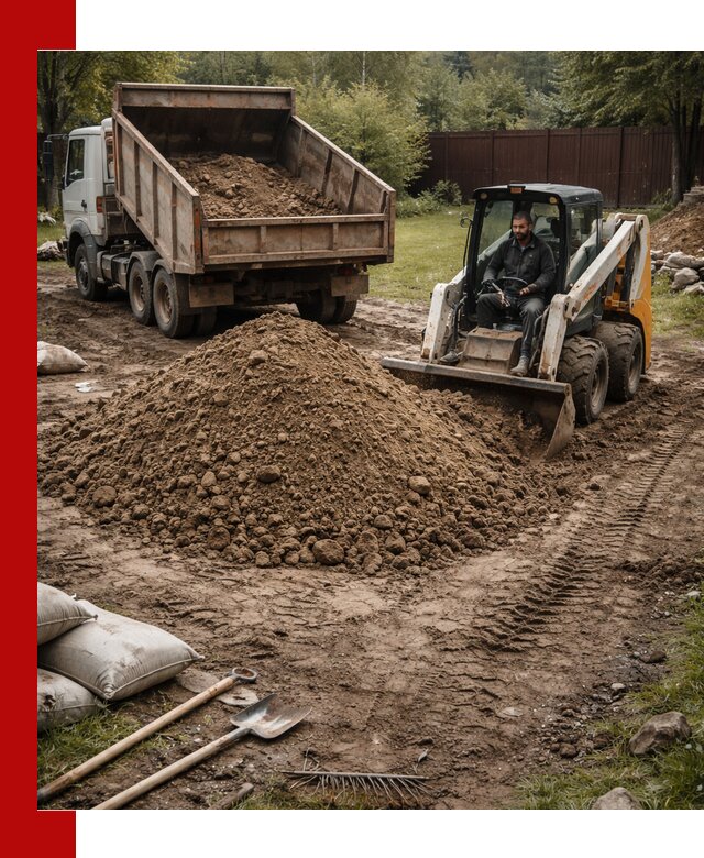 Суглинок для планировки участков в Йошкар-Оле с доставкой и выгрузкой