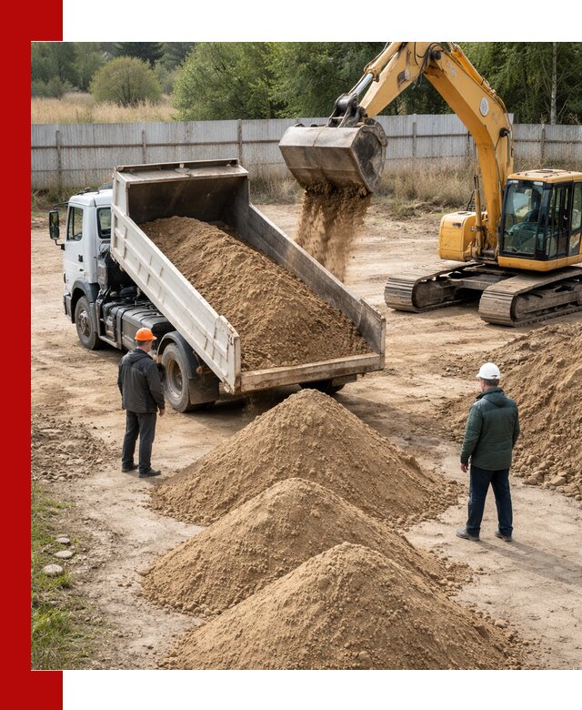 Доставка супеси вагонными и автопартиями в Йошкар-Оле
