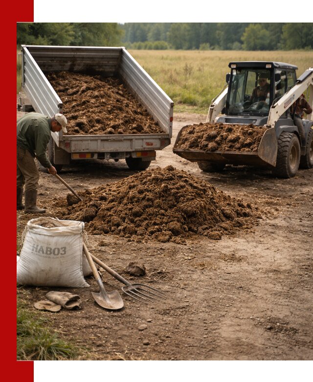 Доставка конского навоза в Йошкар-Оле с разгрузкой и доставкой на объект