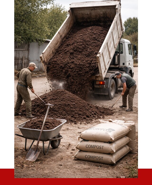 Купить компост в Йошкар-Оле от 4295 р. за куб с доставкой | ПРОНЕРУДШкр