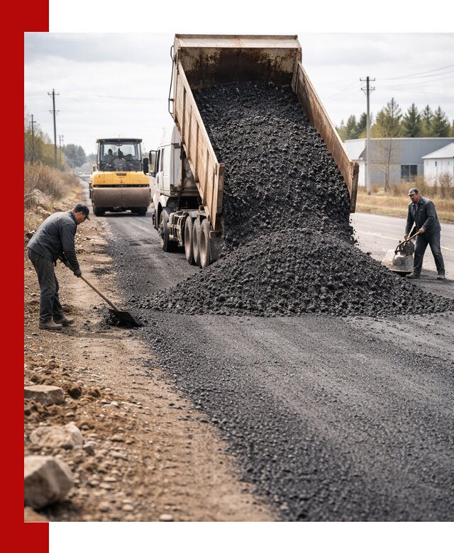 Асфальтовая крошка для дорог в Йошкар-Оле — поставка и доставка