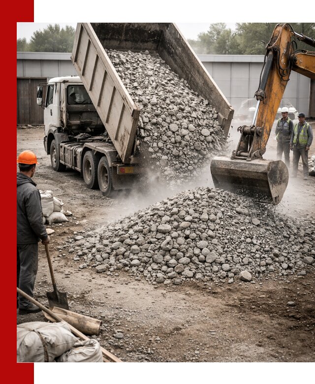 Доставка дробленого бетона в Йошкар-Оле оптом и в розницу