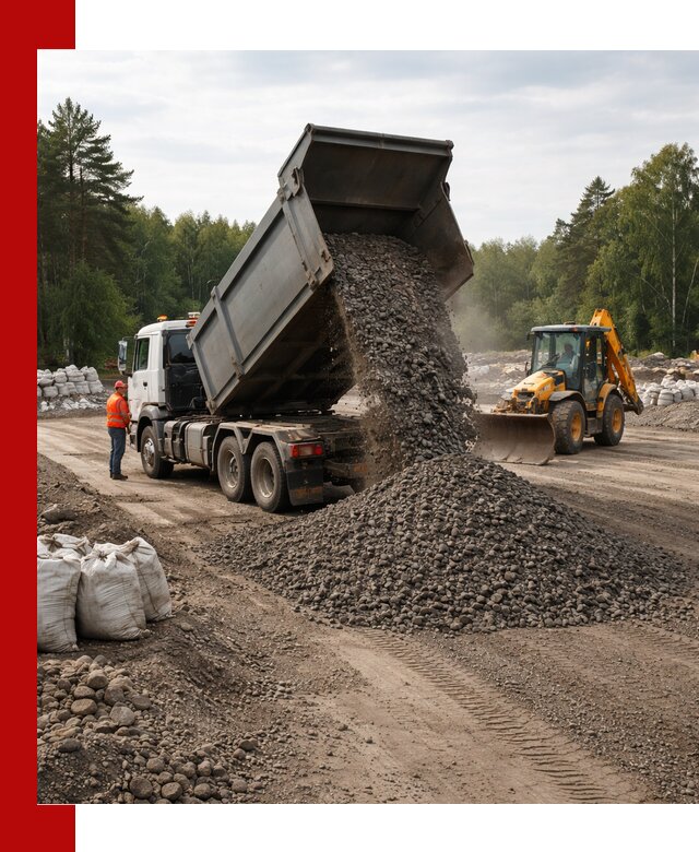Доставка дробленого асфальта в Йошкар-Оле для дорожных работ