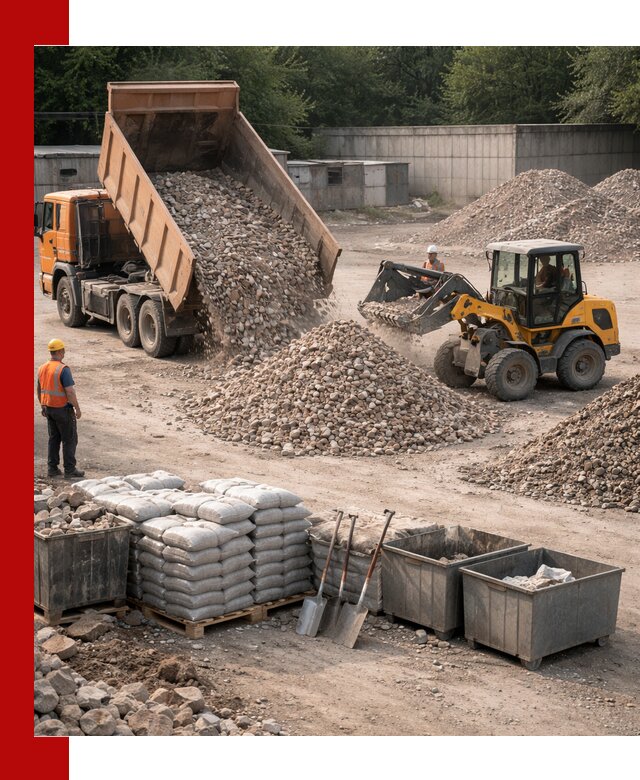 Вторичные материалы для отсыпки в Йошкар-Оле — поставка и доставка